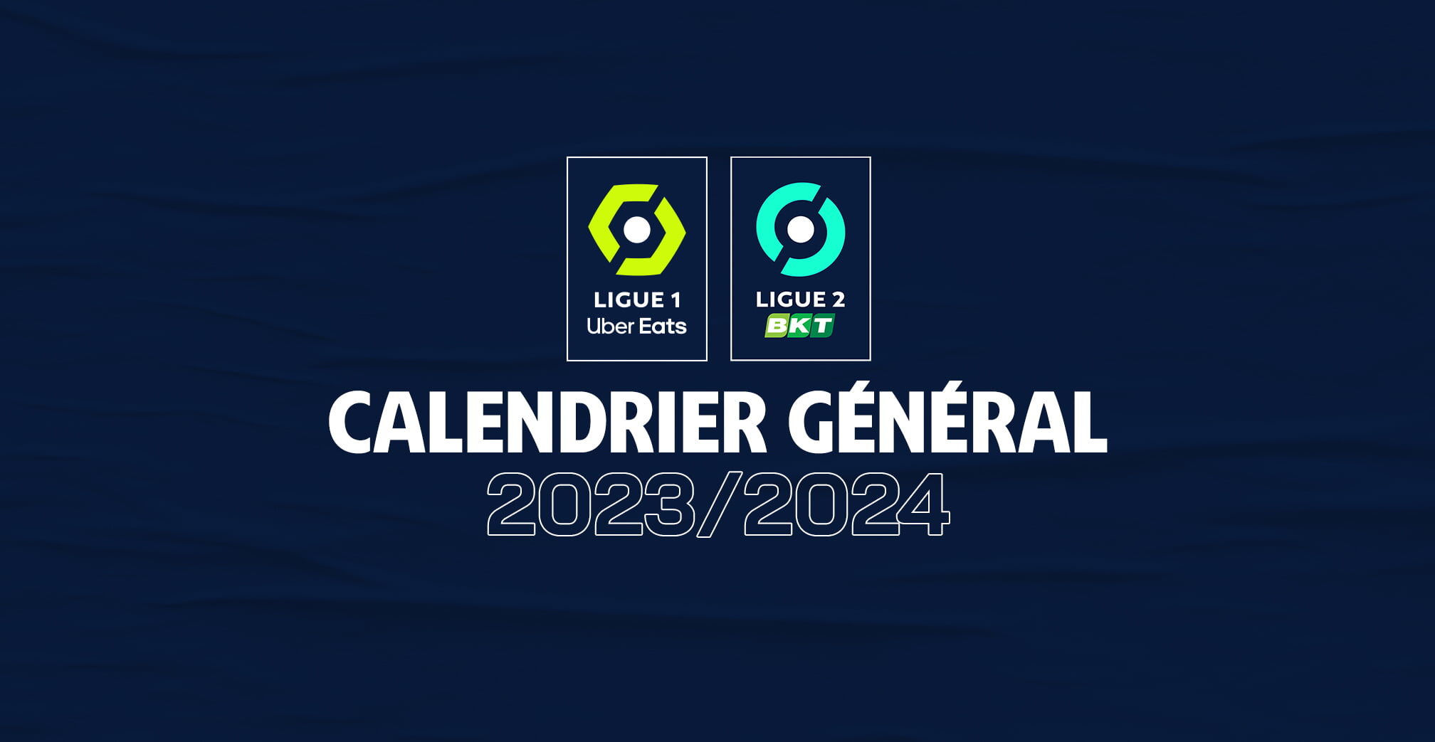 Calendrier 2023/24 Les premières dates