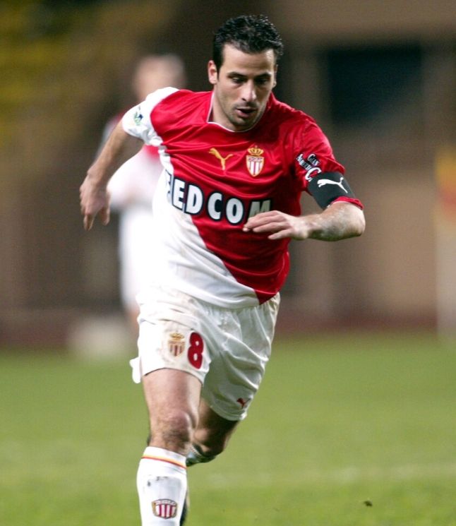 Ludovic Giuly sous le maillot de l'AS Monaco.