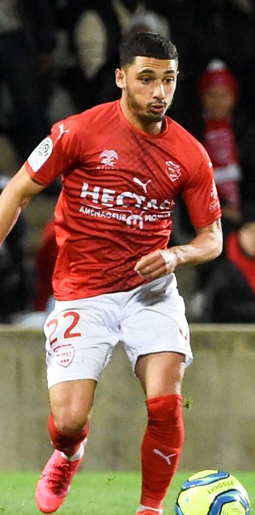 Benrahou, un des trois joueurs recrutés par Nîmes cet hiver.