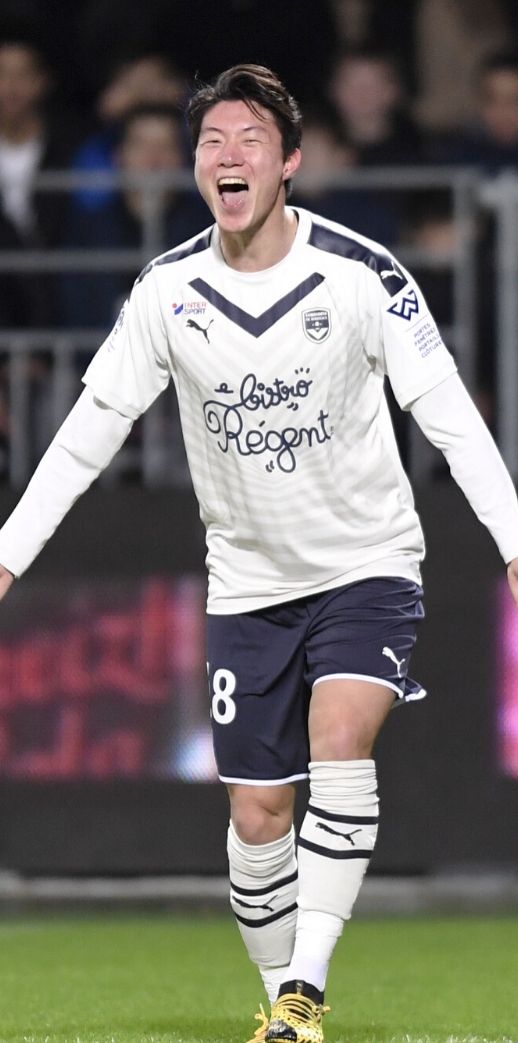 Hwang, l'attaquant des Girondins.