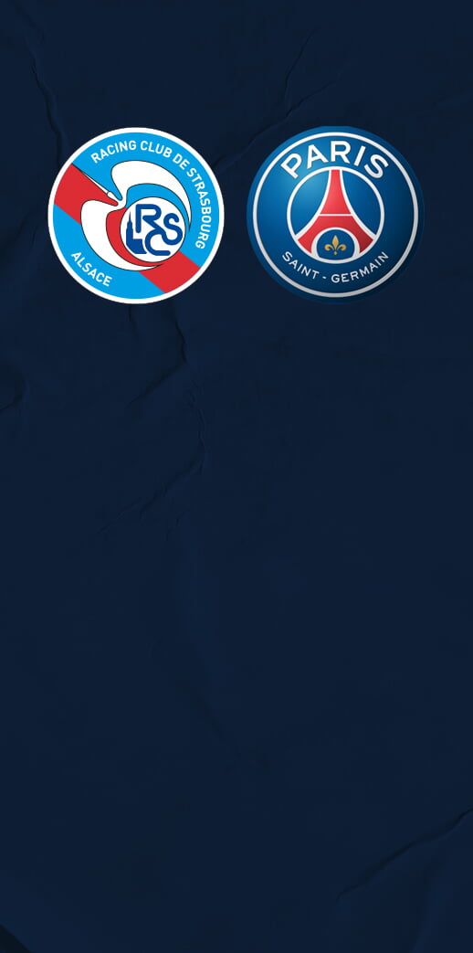 Les logos du RCSA et du PSG.