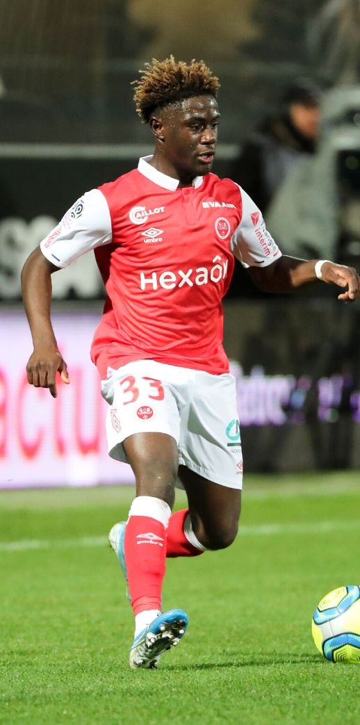 Nathanaël Mbuku, la pépite du Stade de Reims.