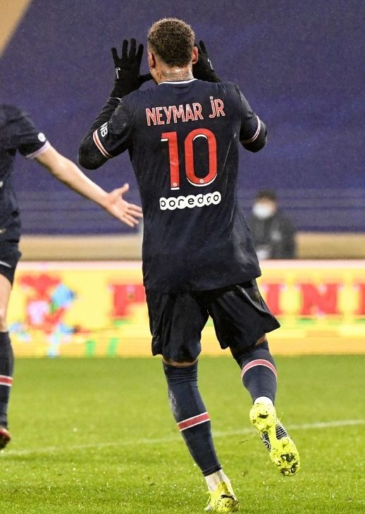Neymar (PSG), après son but dans le Trophée des Champions face à l'OM.