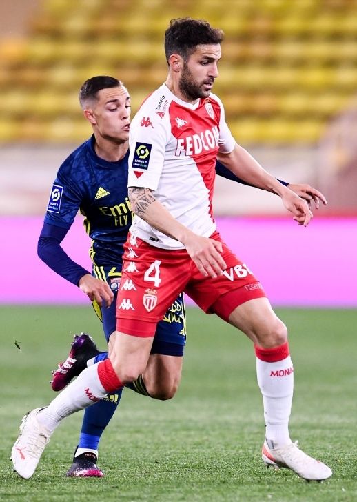 Cesc Fabregas a signé 3 passes décisives avec Monaco en demi-finales de Coupe de France.