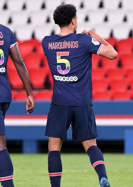Marquinhos (PSG) a marqué face à Reims.