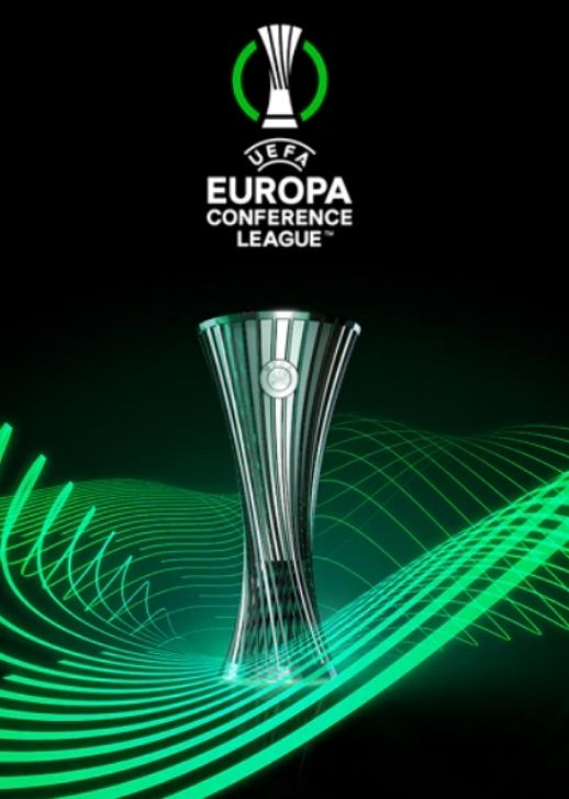 Le trophée de la Ligue Europa Conférence.