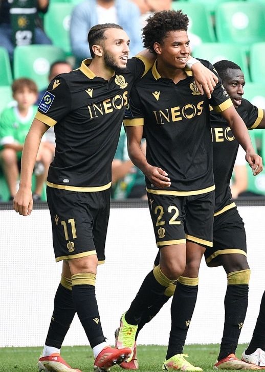 Amine Gouiri et Calvin Stengs ont marqué pour l'OGC Nice.