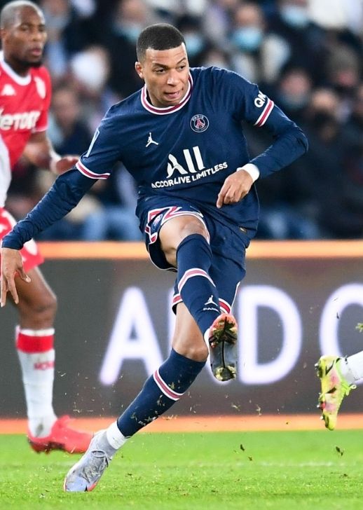 Kylian Mbappé, l'attaquant star du PSG.