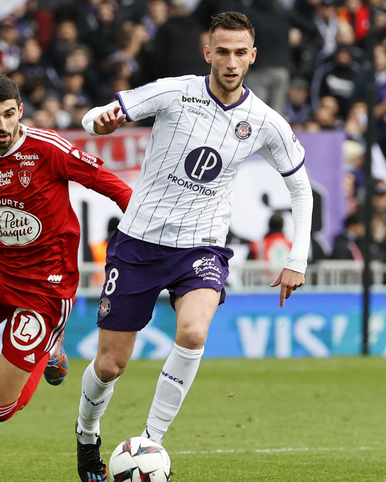 Branco van den Boomen va manquer les 16es de finale de la Coupe de France avec le Toulouse FC.