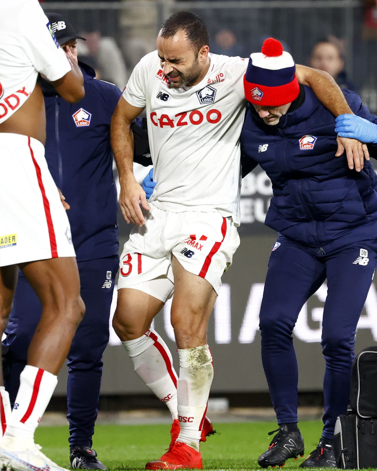 Ismaily (LOSC) s'est blessé à Rennes.