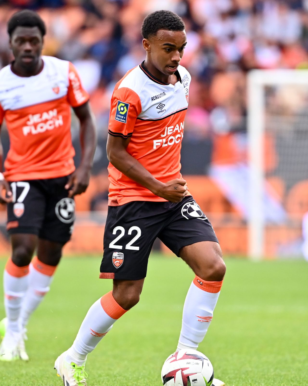 Eli Junior Kroupi (FC Lorient) totalise déjà 2 passes décisives après 5 journées.