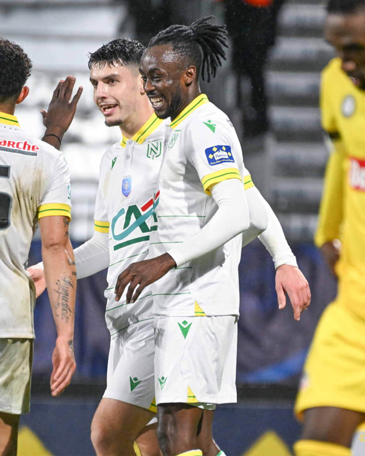 Tino Kadewere après ses 2 buts en Coupe de France avec le FC Nantes.
