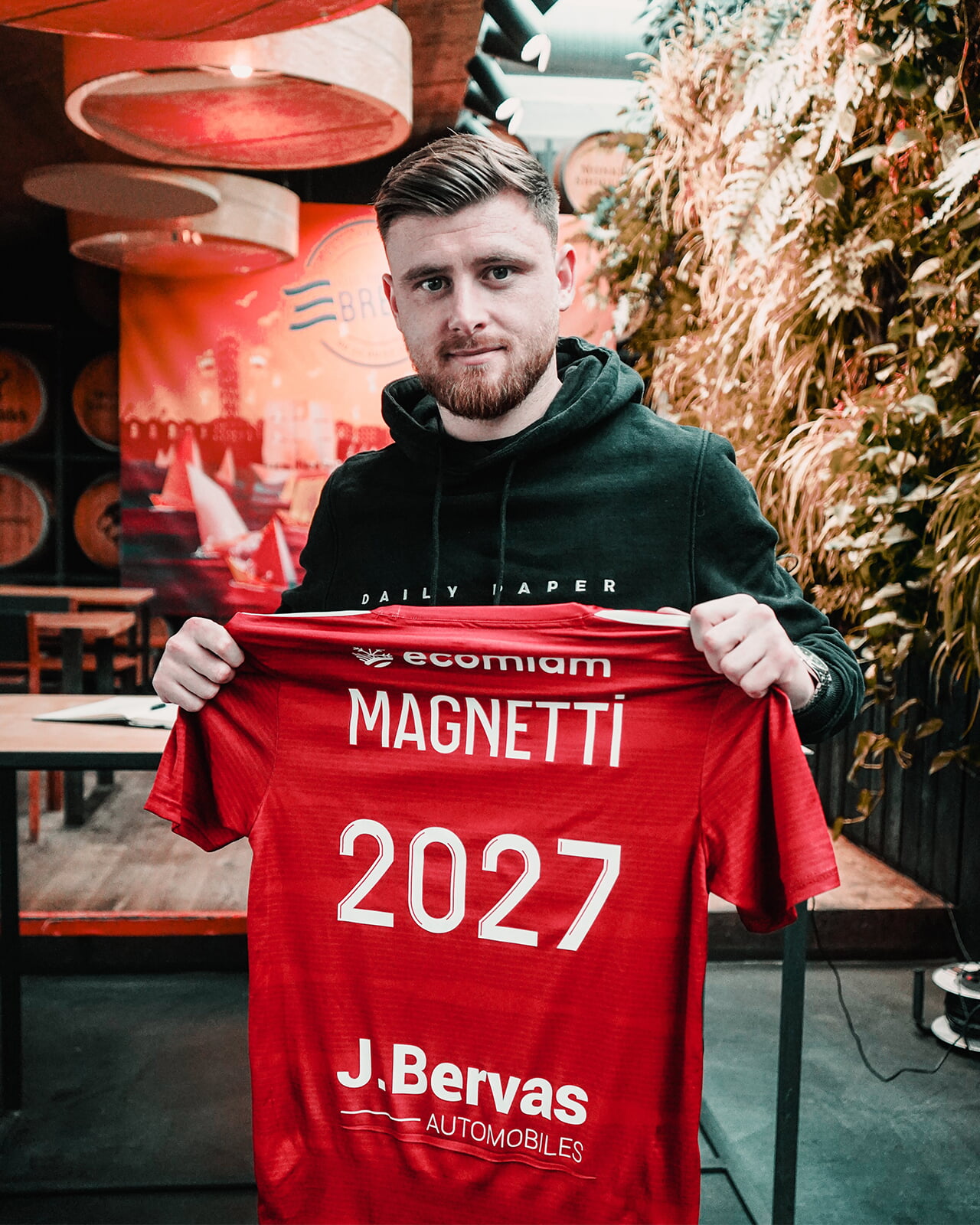 Hugo Magnetti a prolongé avec le Stade Brestois 29.